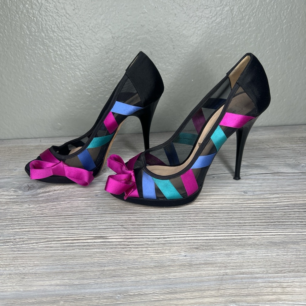 Gianna marra made in Italy Stiletto Heels with Artistic Bow
